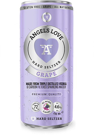  Angels Love Hard Seltzer ® Grape Flavour Hard Seltzer | 4.6% Alc 