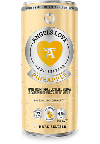  Angels Love Hard Seltzer ® Pineapple Flavour Hard Seltzer | 4.6% Alc 