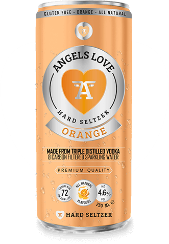  Angels Love Hard Seltzer ® Orange Flavour Hard Seltzer | 4.6% Alc 
